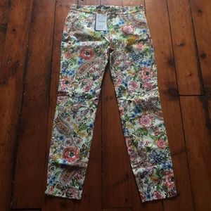 Zara Woman Floral Pants